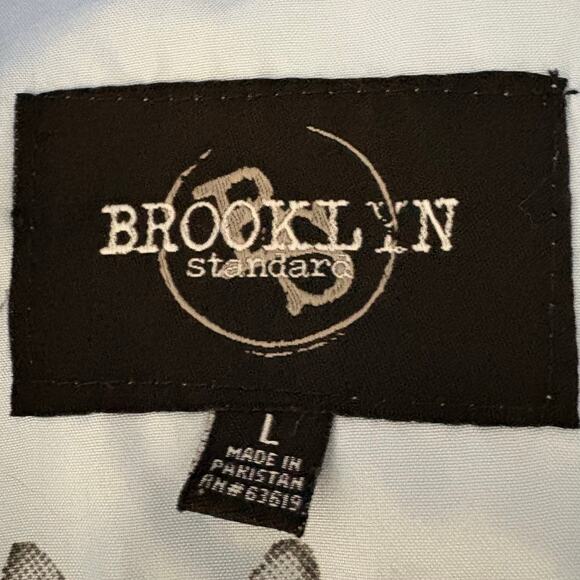 BROOKLY STANDARD Shirt Unisex Cool Pug Dog Blue SzL Urban Fun Cartoonish Cosplay - Picture 6 of 7